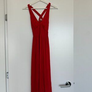 Vintage Red Midi Dress
